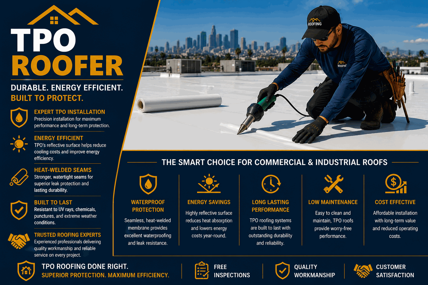 Santa Monica TPO Roofer